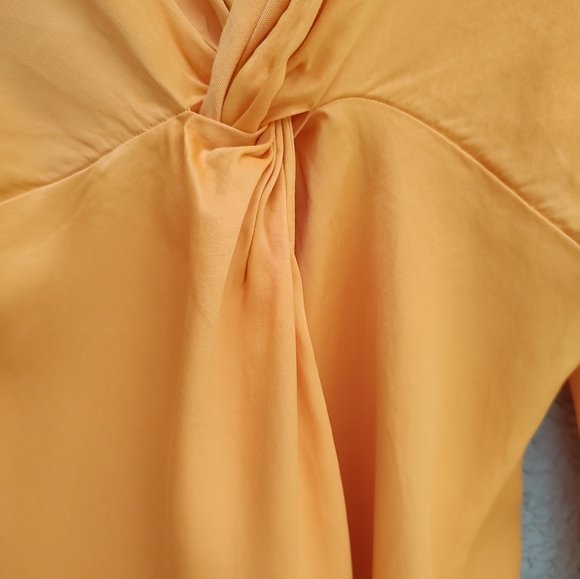 Zara orange satin mini dress - Picture 8 of 12